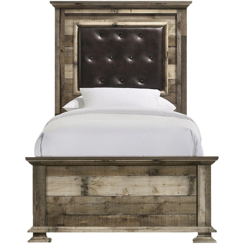 Elements International Cortez Twin Panel Bed CZ100TB IMAGE 2