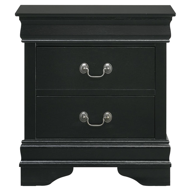 Elements International Louis Philippe 2-Drawer Nightstand B.11458.NS IMAGE 2