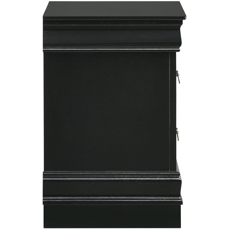 Elements International Louis Philippe 2-Drawer Nightstand B.11458.NS IMAGE 3