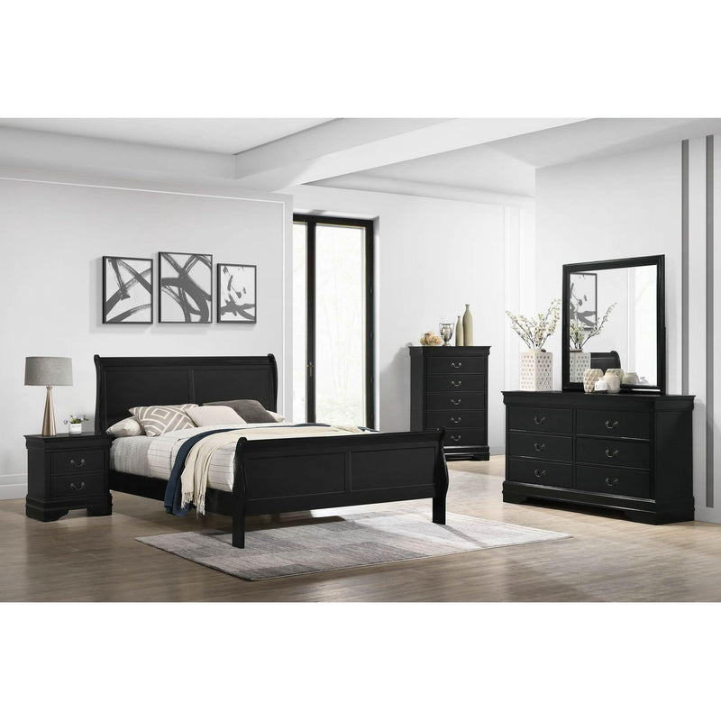 Elements International Louis Philippe 2-Drawer Nightstand B.11458.NS IMAGE 8