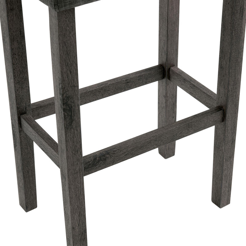 Elements International Oak Lawn Pub Height Stool D.14039.BSGE IMAGE 5