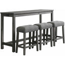 Elements International Oak Lawn 4 pc Pub Height Dinette D.14030.BTSP IMAGE 1