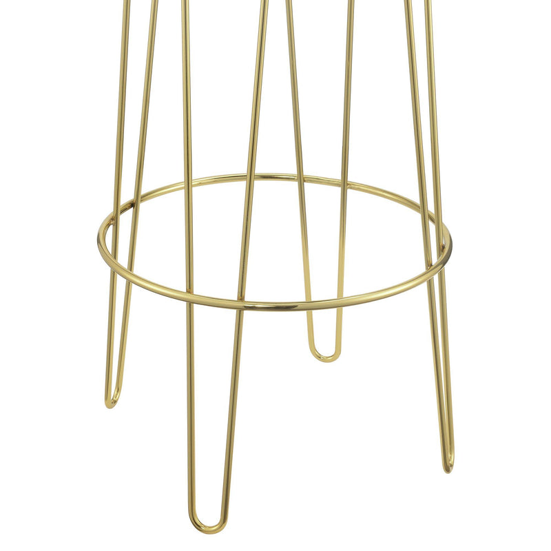 Elements International Cayman Gold Leg Pub Height Stool R.2190.1903.BSE IMAGE 4