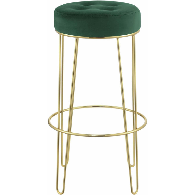 Elements International Cayman Gold Leg Pub Height Stool R.2190.294.BSE IMAGE 2