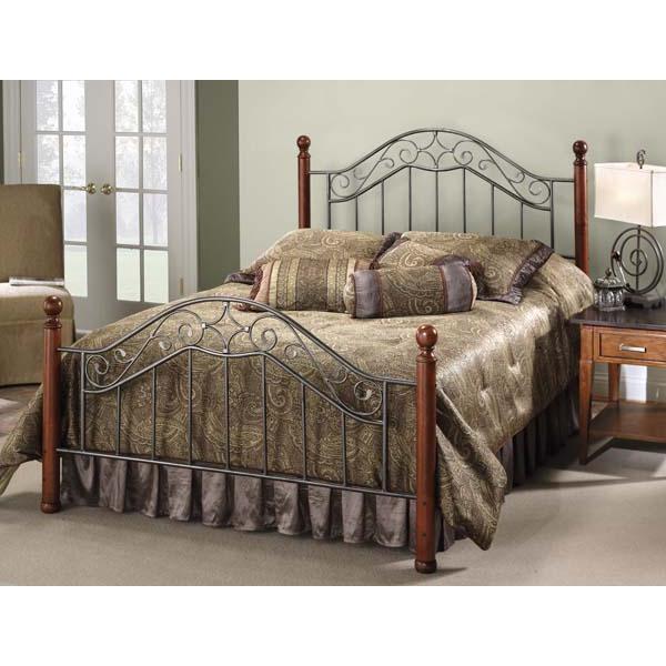 Hillsdale Furniture Martino Queen Metal Bed 1392-500/1392-110/90056 IMAGE 1