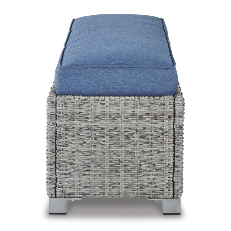  Signature Design by Ashley Naples Beach P439-600 Bench with Cushion IMAGE 3