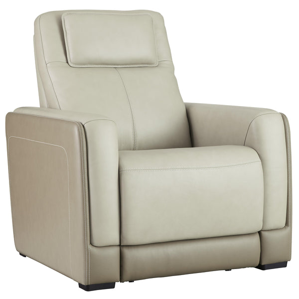 Signature Design by Ashley Battleville U3070513 Power Recliner with Adjustable Headrest IMAGE 1