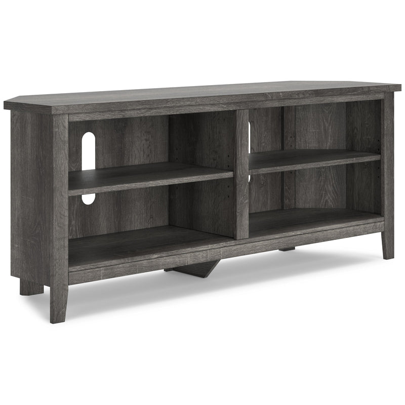 Signature Design by Ashley Arlenbry W275-56 Medium Corner TV Stand IMAGE 1
