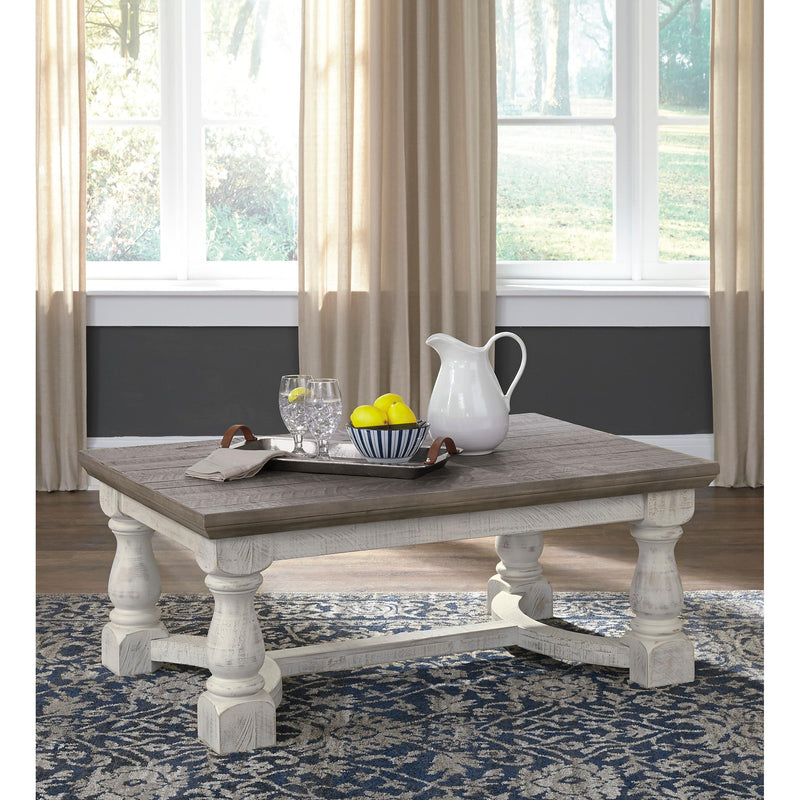  Signature Design by Ashley Havalance T814T1 Coffee Table and 2 End Tables IMAGE 2