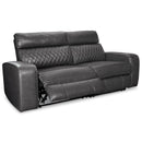  Signature Design by Ashley Samperstone 55203S5 2 pc Power Reclining Sectional IMAGE 1