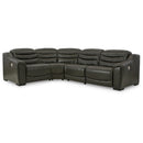  Signature Design by Ashley Center Line U63404S6 4 pc Power Reclining Sectional IMAGE 1
