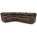  Signature Design by Ashley Dunleith U71604S6 4 pc Power Reclining Sectional IMAGE 1