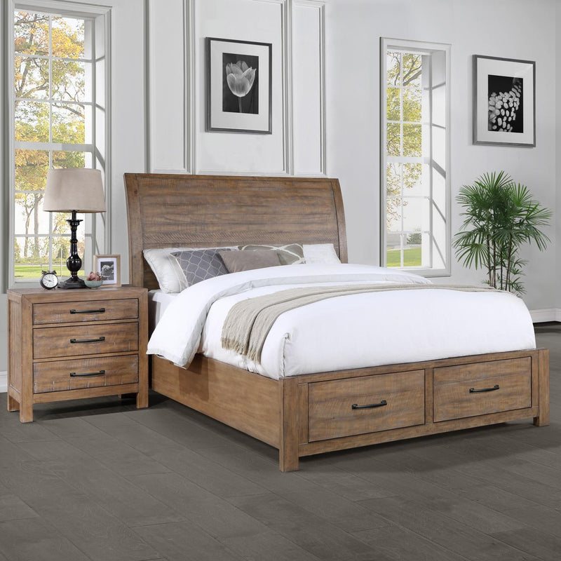 Winners Only Andria King Sleigh Bed with Storage BA2001KS IMAGE 3