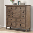 Liberty Furniture Industries Inc. Americana Farmhouse 615-BR32 12 Drawer Chesser IMAGE 1