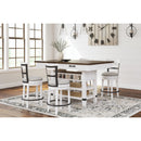  Signature Design by Ashley Valebeck D546-32 Rectangular Dining Room Counter Table IMAGE 8