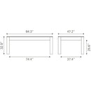  Zuo Bonker 109496 3 in 1 Table - Brown IMAGE 16