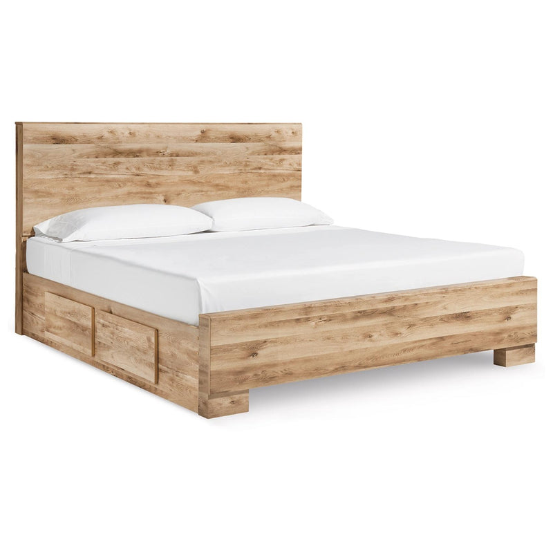 Signature Design by Ashley Hyanna B1050B33 King Panel Bed with 2 Side Storage IMAGE 1