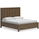 Signature Design by Ashley Cabalynn B974B9 California King Panel Bed with Storage IMAGE 1