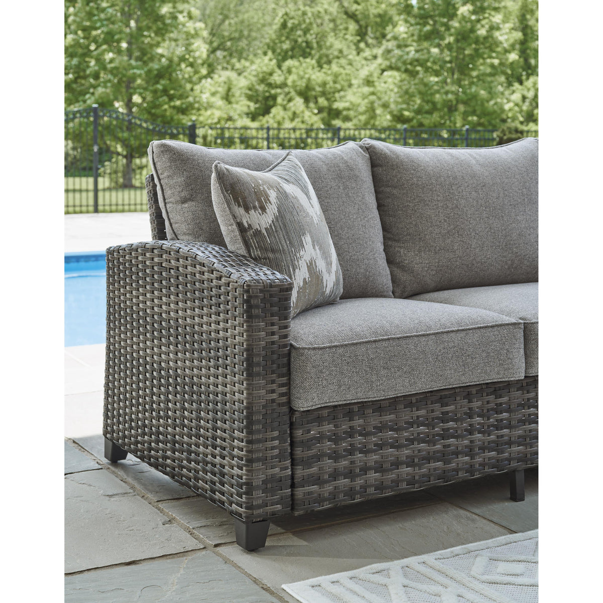 Signature Design by Ashley Oasis Court P335-081 Sofa/Chairs/Table Set