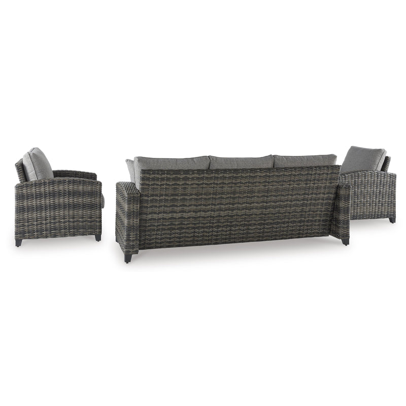  Signature Design by Ashley Oasis Court P335-081 Sofa/Chairs/Table Set IMAGE 3
