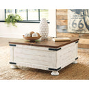  Signature Design by Ashley Wystfield T459T4 Coffee Table and Chairside End Table IMAGE 2