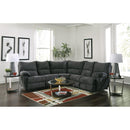  Catnapper Shane 135 2 pc Reclining Sectional - Charcoal IMAGE 1