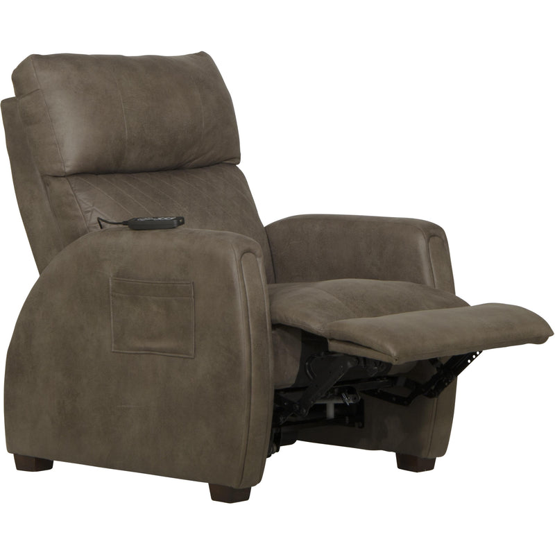 Catnapper Relaxer Power Fabric and Leather Look Recliner with Wall Recline 7641067 1276-19/1417-19 IMAGE 2