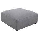 Coaster Furniture Jennifer Fabric Ottoman 551596 IMAGE 1