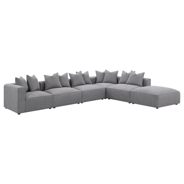 Coaster Furniture Jennifer Fabric 6 pc Sectional 551594-SET IMAGE 1