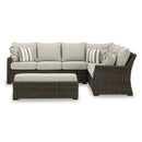  Signature Design by Ashley Brook Ranch P465-822 Sofa Sectional/Bench with Cushion IMAGE 2