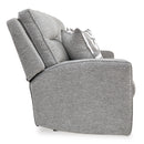  Signature Design by Ashley Biscoe 9050318 Power Reclining Loveseat with Console and Adjustable Headrest IMAGE 4