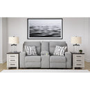  Signature Design by Ashley Biscoe 9050318 Power Reclining Loveseat with Console and Adjustable Headrest IMAGE 6