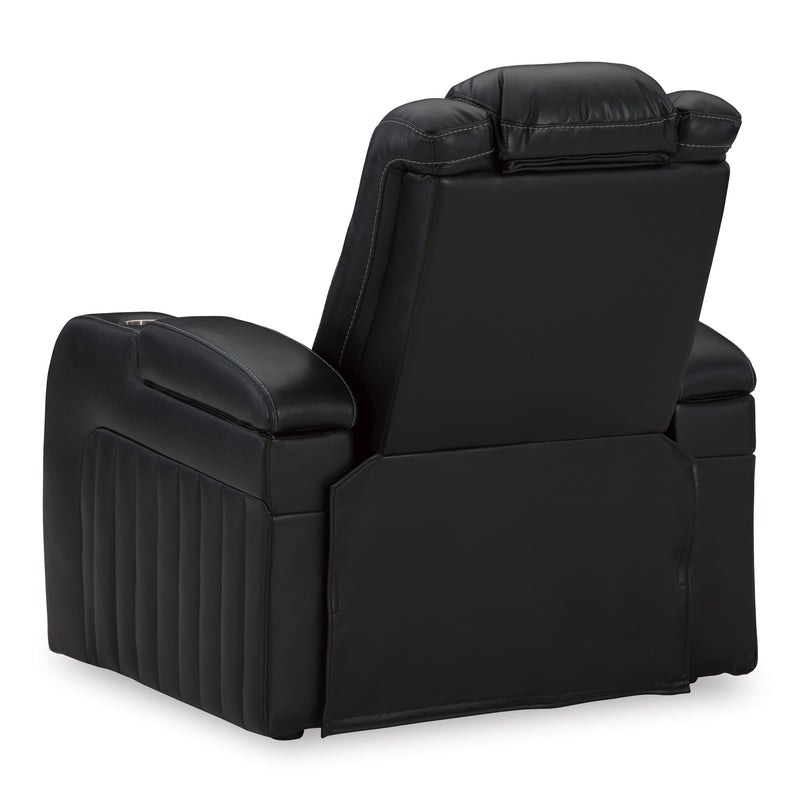 Signature Design by Ashley Caveman Den 9070313 Power Recliner with Adjustable Headrest IMAGE 5