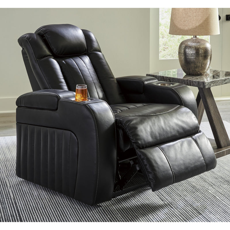 Signature Design by Ashley Caveman Den 9070313 Power Recliner with Adjustable Headrest IMAGE 7