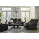 Signature Design by Ashley Caveman Den 9070318 Power Reclining Loveseat with Console and Adjustable Headrest IMAGE 19