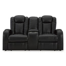 Signature Design by Ashley Caveman Den 9070318 Power Reclining Loveseat with Console and Adjustable Headrest IMAGE 3
