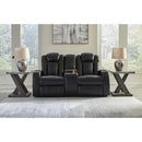 Signature Design by Ashley Caveman Den 9070318 Power Reclining Loveseat with Console and Adjustable Headrest IMAGE 6