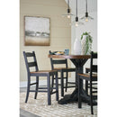 Signature Design by Ashley Valebeck D546D21 Counter Height Dining Table IMAGE 8
