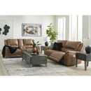 Signature Design by Ashley Trasimeno U8281518 Power Reclining Loveseat with Console and Adjustable Headrest IMAGE 13