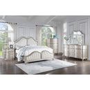  Coaster Furniture Evangeline 223391KW Wood California King LED Panel Bed - Silver Oak IMAGE 7