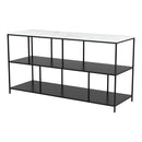  Zuo 109487 Singularity Console Table White & Black IMAGE 4