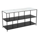 Zuo 109487 Singularity Console Table White & Black IMAGE 5