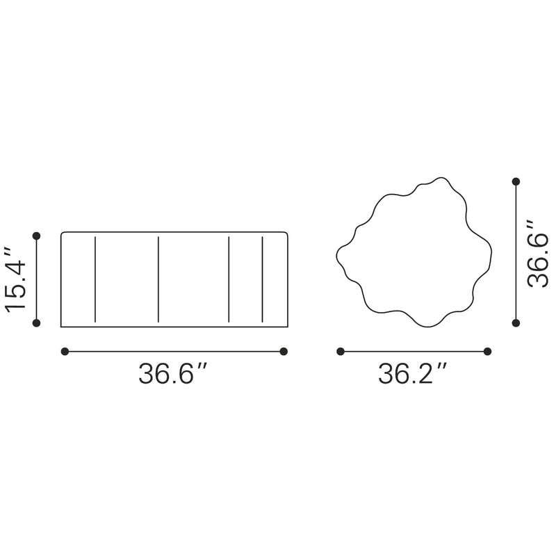 Zuo Kortha Coffee Table 109462 IMAGE 8