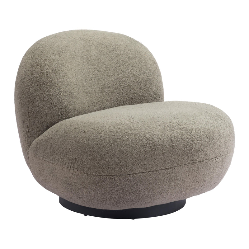Zuo Myanmar Swivel Fabric Accent Chair 109346 IMAGE 1