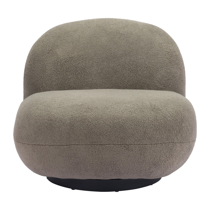 Zuo Myanmar Swivel Fabric Accent Chair 109346 IMAGE 3