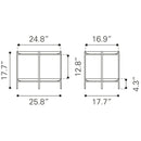  Zuo Bronson 109598 Coffee Table - Bronze IMAGE 8