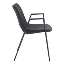  Zuo Desi 109534 Dining Chair - Black IMAGE 2