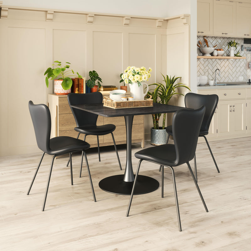 Zuo Torlo 109631 Dining Chair - Black IMAGE 8