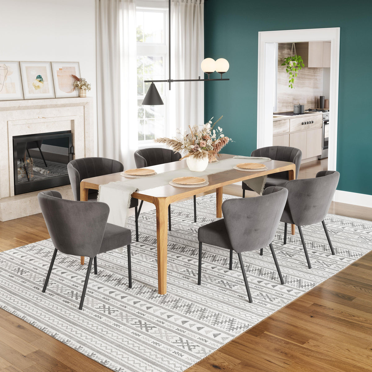 Zuo Aimee 109679 Dining Chair - Grey