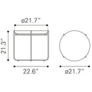 Zuo Bronson End Table 109596 IMAGE 8